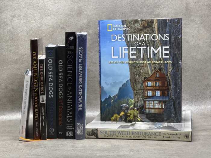 Exploration and nature reference books