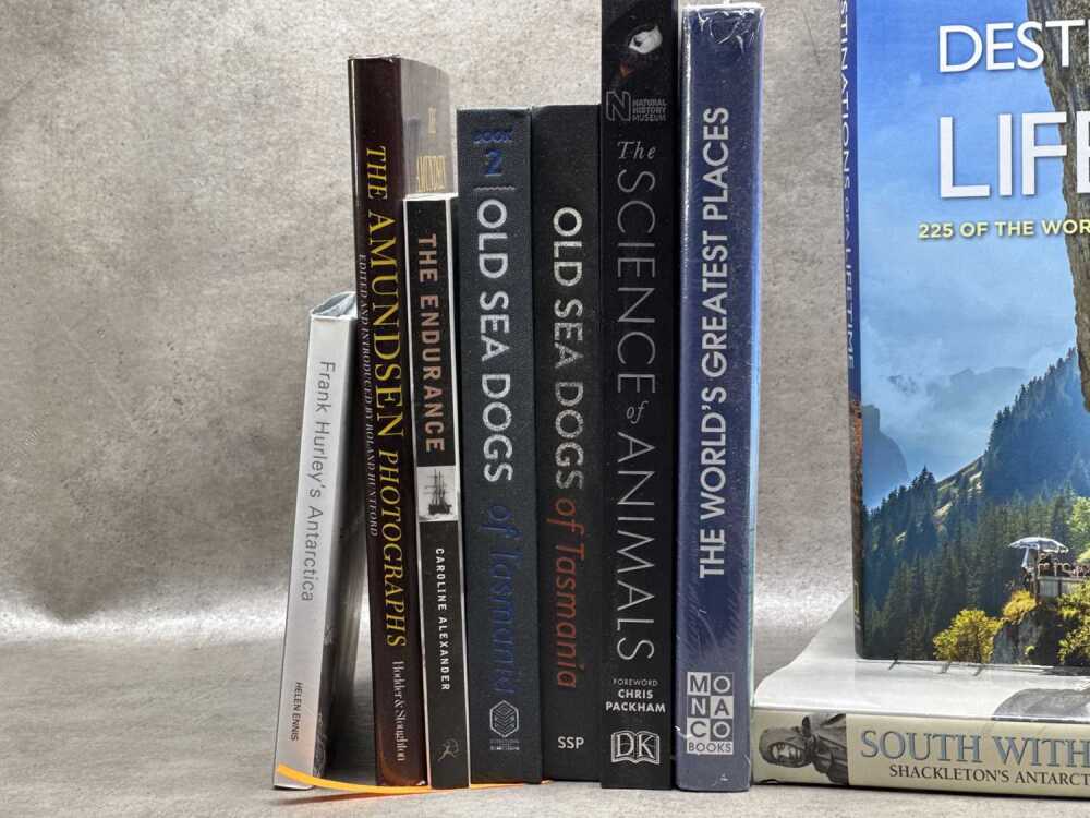 Exploration and nature reference books