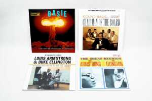 Four Roulette 'Birdland Series' heavyweight vinyl Jazz records