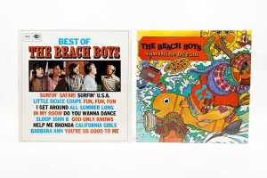 Seven Beach Boys vinyl records, together with 'The Beach Boys 50' official tour program - 4