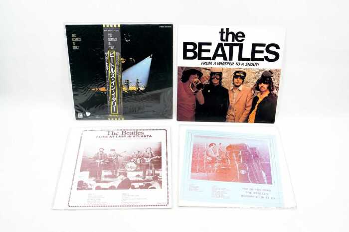 Four Beatles live vinyl recordings