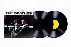 Four Beatles live and interview vinyl records - 2