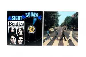 A collection of Beatles vinyl records, including '60s pressing - 2