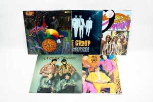 Five '60s Australian Pop vinyl records