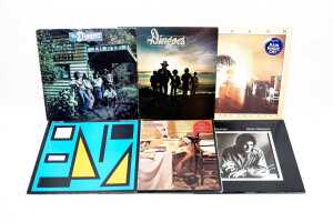 Six Australian Rock vinyl records