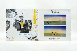 Five Midnight Oil and Australian Crawl vinyl records - 3