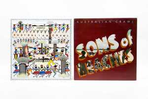 Five Midnight Oil and Australian Crawl vinyl records - 4