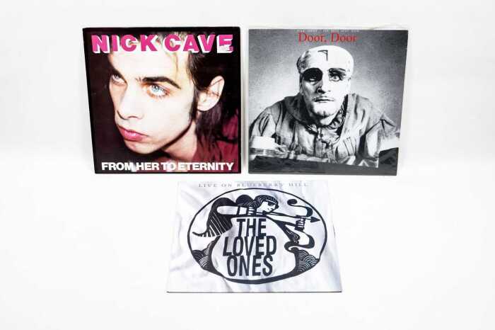 Three Australian Alternative and Rock vinyl records