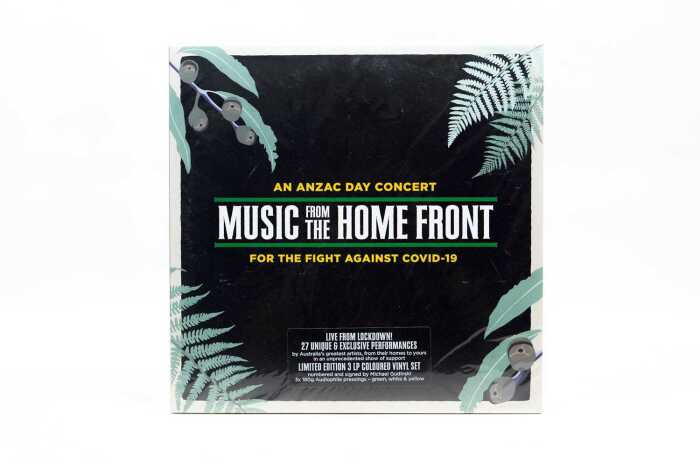 'Music From The Home Front: An Anzac Day Concert for the Fight Against Covid-19' Australian Rock concert vinyl compilation