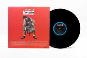 Three Folkways Blues vinyl records, together with 'A Taste of BluesWay' - 5