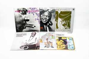 Six Blues vinyl records