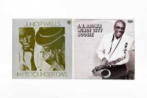 Six Blues vinyl records - 3