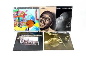 Five Muddy Waters Blues vinyl records