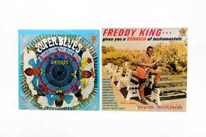 Six Blues guitar vinyl records - 2