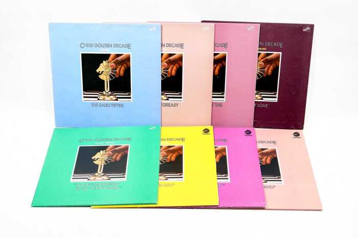 Eight volumes of 'Chess Golden Decade'