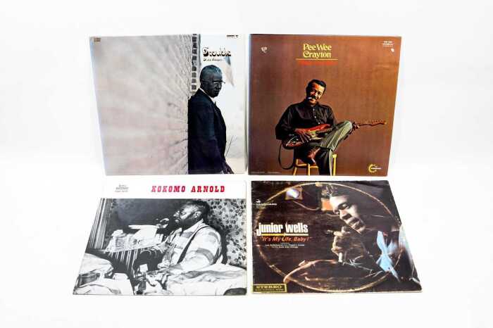 Four Blues vinyl records