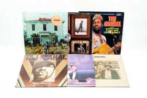 Six Taj Mahal Blues vinyl records