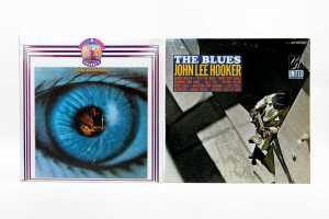 Five John Lee Hooker Blues vinyl records - 3
