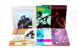 Six John Lee Hooker Blues vinyl records