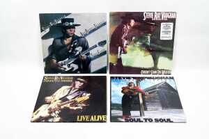 Four Stevie Ray Vaughan Blues vinyl records