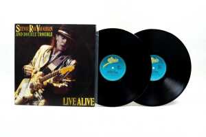 Four Stevie Ray Vaughan Blues vinyl records - 4