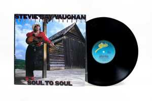 Four Stevie Ray Vaughan Blues vinyl records - 5