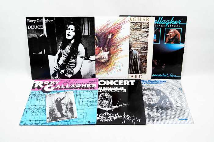 Seven Rory Gallagher Blues Rock vinyl records