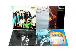 Six Rory Gallagher and Taste Blues Rock vinyl records