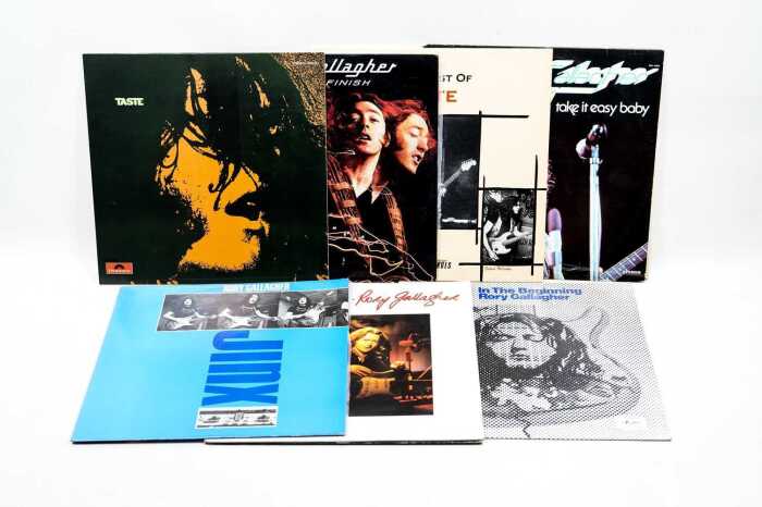 Seven Rory Gallagher and Taste Blues Rock vinyl records