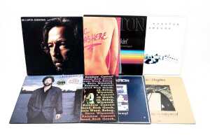 Eight Eric Clapton vinyl records