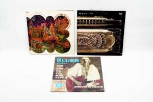 Seven Blues vinyl records - 2