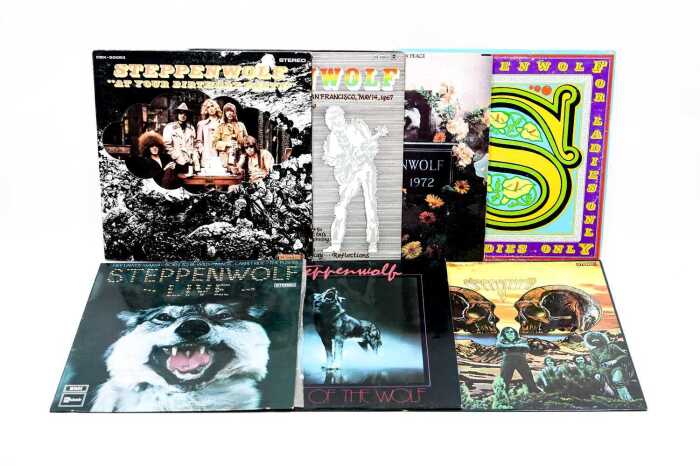Seven Steppenwolf vinyl records