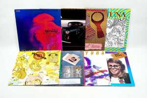 Eight Hot Tuna vinyl records