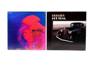 Eight Hot Tuna vinyl records - 2