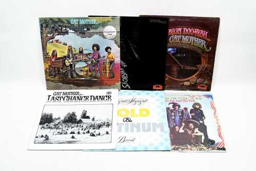 Six Psych and Rock vinyl records