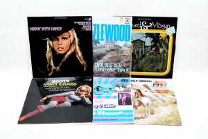 Six '60s Country Pop vinyl records