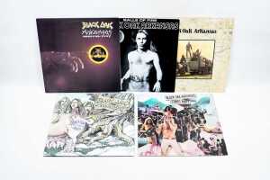 Five Black Oak Arkansas vinyl records