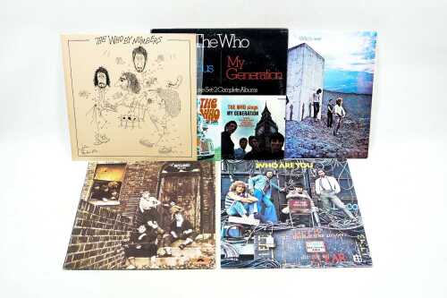 Five The Who vinyl records