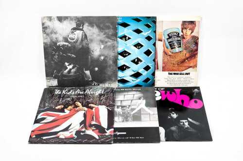 Six The Who vinyl records