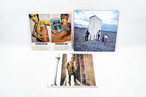 Three The Who vinyl records