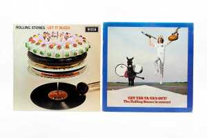 Six Rolling Stones vinyl records - 2