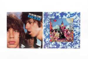 Six Rolling Stones vinyl records - 4
