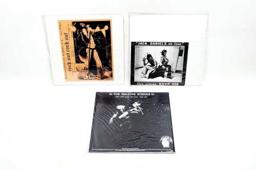 Three Rolling Stones live recordings on vinyl