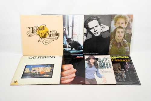 Eight classic '70s vinyl records