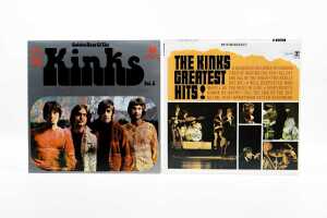 Five Kinks vinyl records, four U.S. pressings - 4