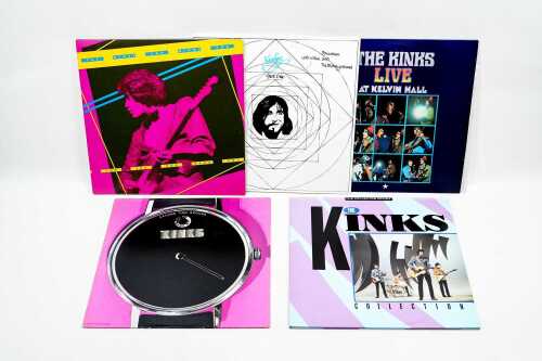 Five Kinks vinyl records