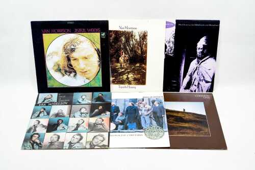 Six Van Morrison vinyl records