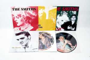 Six The Smiths vinyl records
