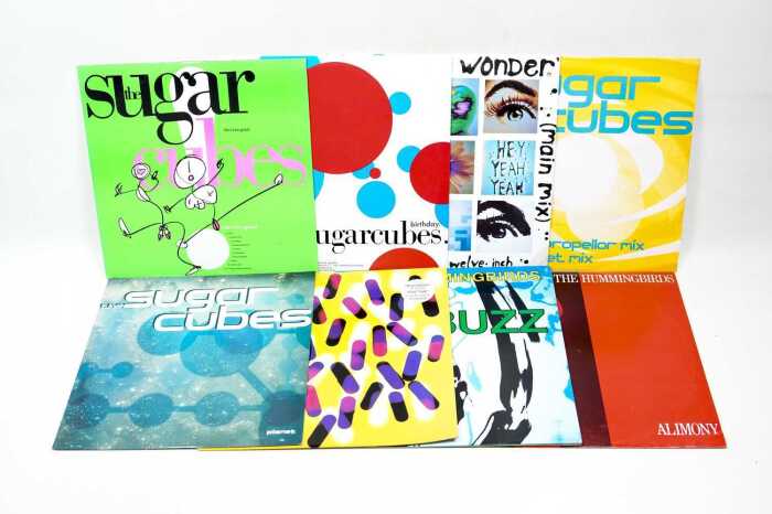 Eight Indie Pop vinyl records