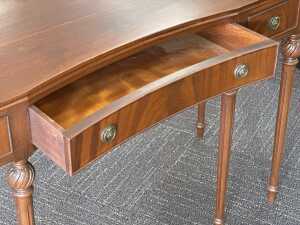 Regency-style mahogany console - 2
